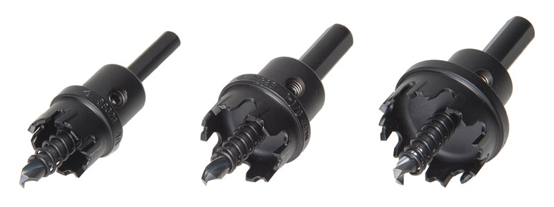 Product image for Greenlee 635 3-Piece Carbide Tipped Hole Cutter Kit