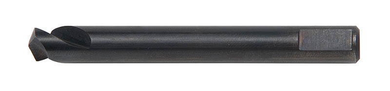 Cobalt-steel pilot drill with split-point tip to prevent walking.  For sizes 2-3/8