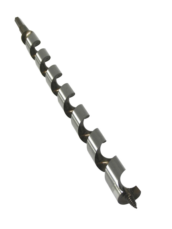 Product image for Greenlee 66PT-1-1/8 18" Steel Hex-Shank Self Feed Screw Point Auger Drill Bit