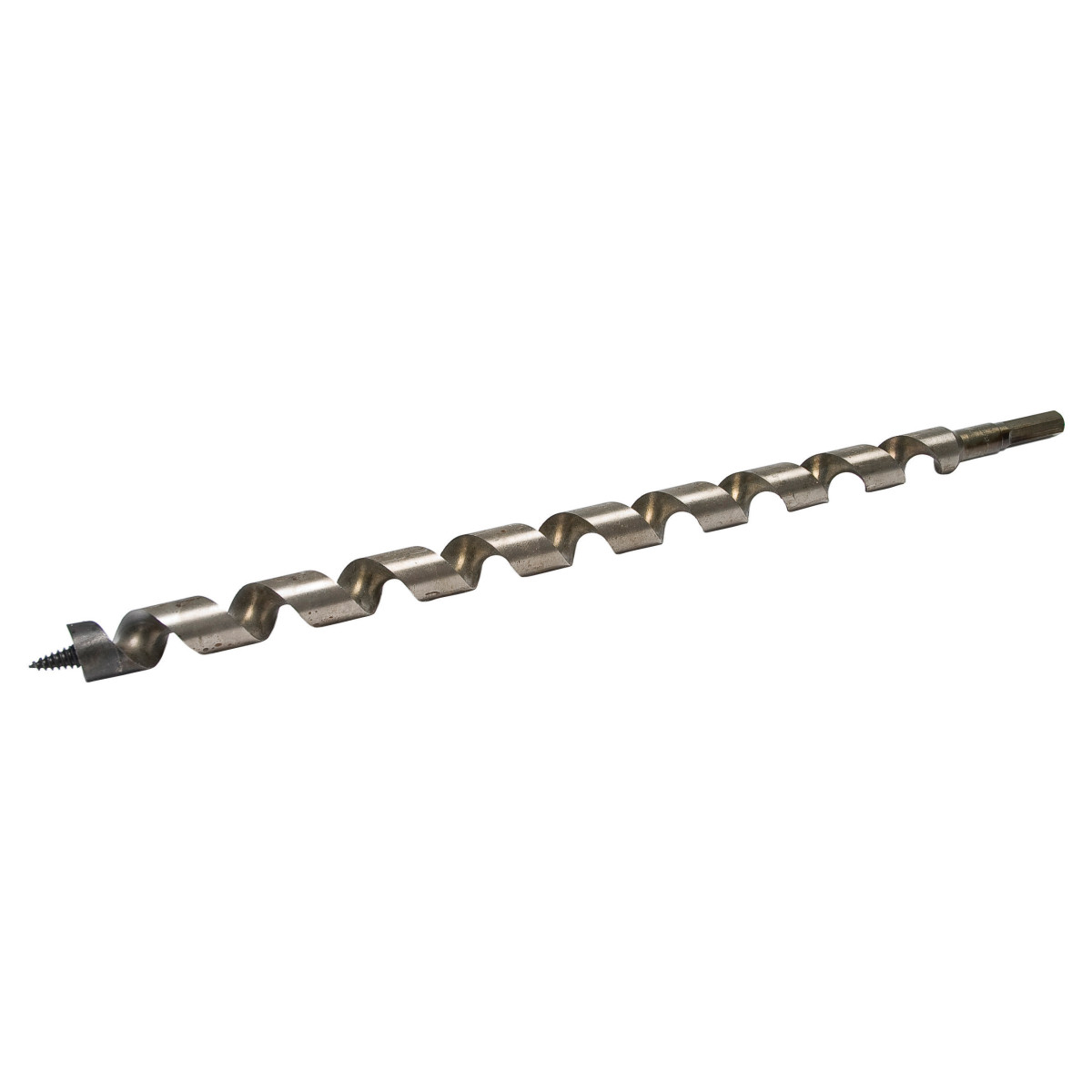 Product image for Greenlee 66PT-13/16 18 Inch Steel Hex-Shank Self Feed Screw Point Auger Drill Bit