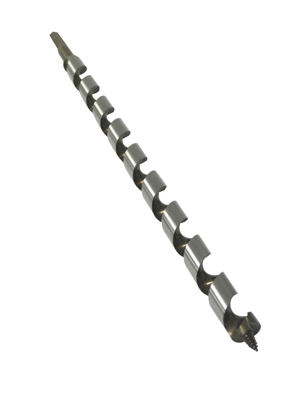 Greenlee Nail Eater® Auger Drill Bit, 7/8", 18" L, 15" Flute, 7/16" Shank, Hexagonal, Tough, Heat Treated Steel, Self-Feeding Screw Point, Extreme