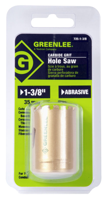Carbide Grit Hole Saw 1-3/8