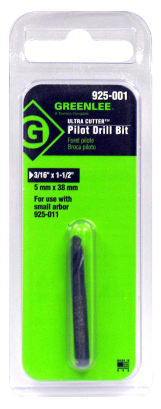 Small Split-Point Pilot Drill Prevents Walking.  Makes Accurate Hole Placement Easy.