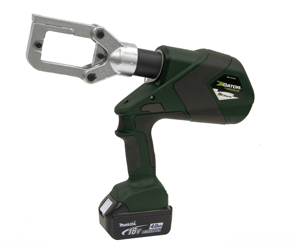 6 Ton Multi Tool, Li-Ion Standard Base Bare Tool. Equipped with Bluetooth™ Communication enabled via the Greenlee Gator Eye app. Features LED display screen communicating pressure and battery levels as well as tool diagnostics with real-time tool fe...