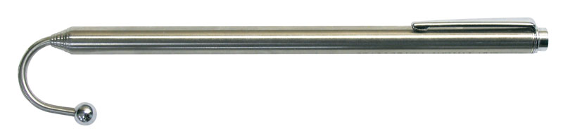 Extends your reach above ceilings and walls. Stainless-steel construction for long life. Hook can be used to install cables and wires up to 3/4 IN (19 mm) diameter. Clip included for easy storage in shirt pocket. Self-contained, no lo...