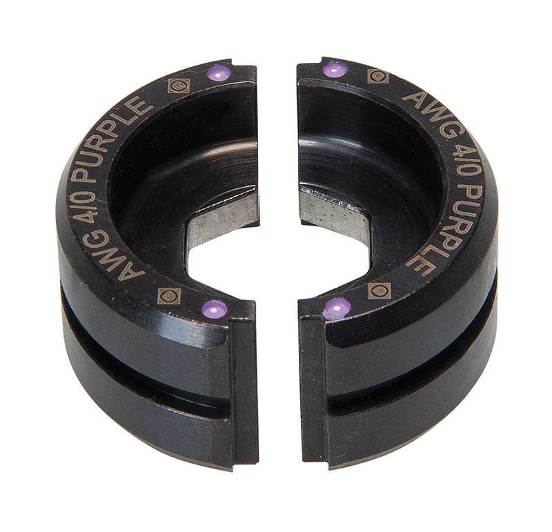 Product image for Greenlee KC22-4/0 Purple Copper Crimping Tool Die