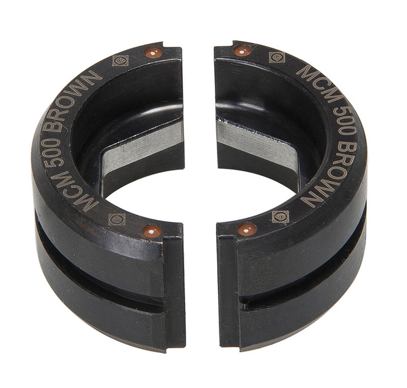 Product image for Greenlee KC22-500 Brown Copper Crimping Tool Die