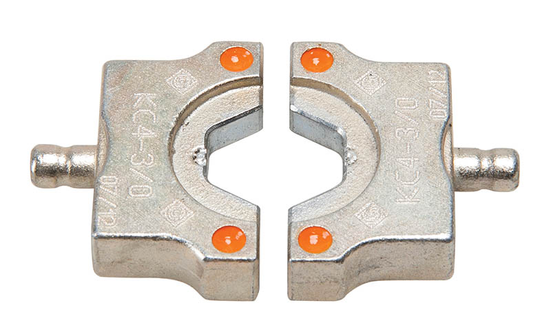 Product image for Greenlee Kc4-3/0 Die Set,3/0 Cu Awg