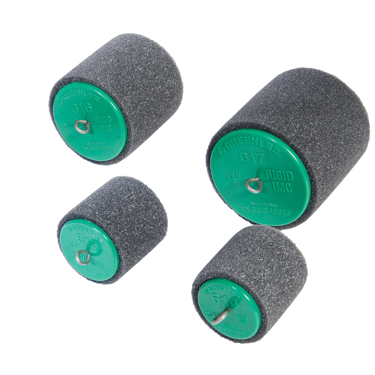 Product image for Greenlee 34317 Foam Blower/Vacuum EMT Conduit Piston Set