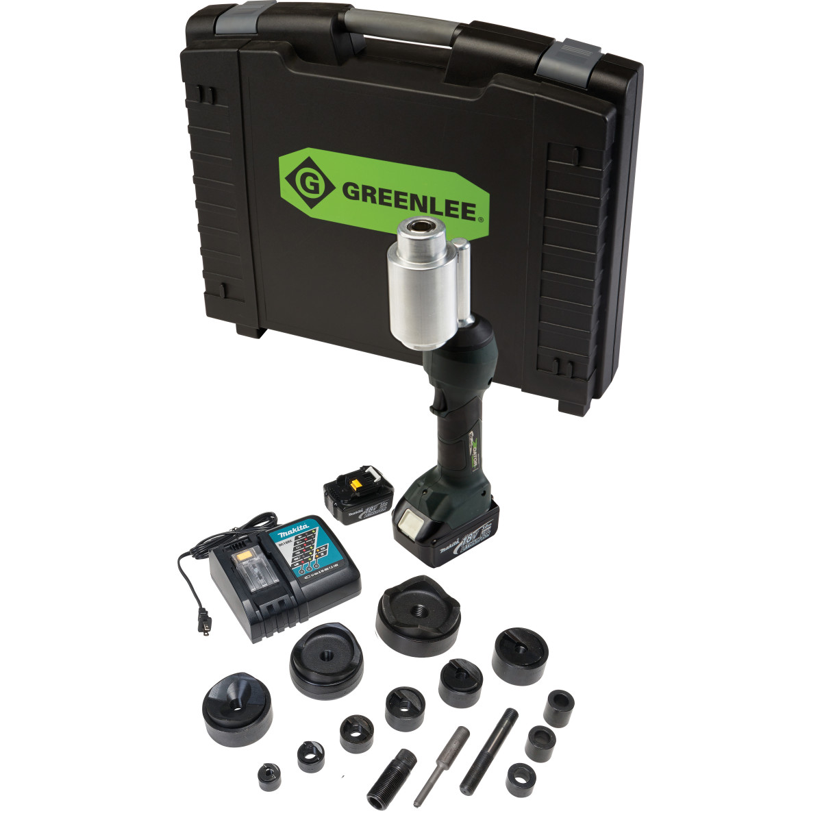 Intelli-PUNCH™ Battery-Hydraulic Knockout Kit with Slug-Buster® 1/2