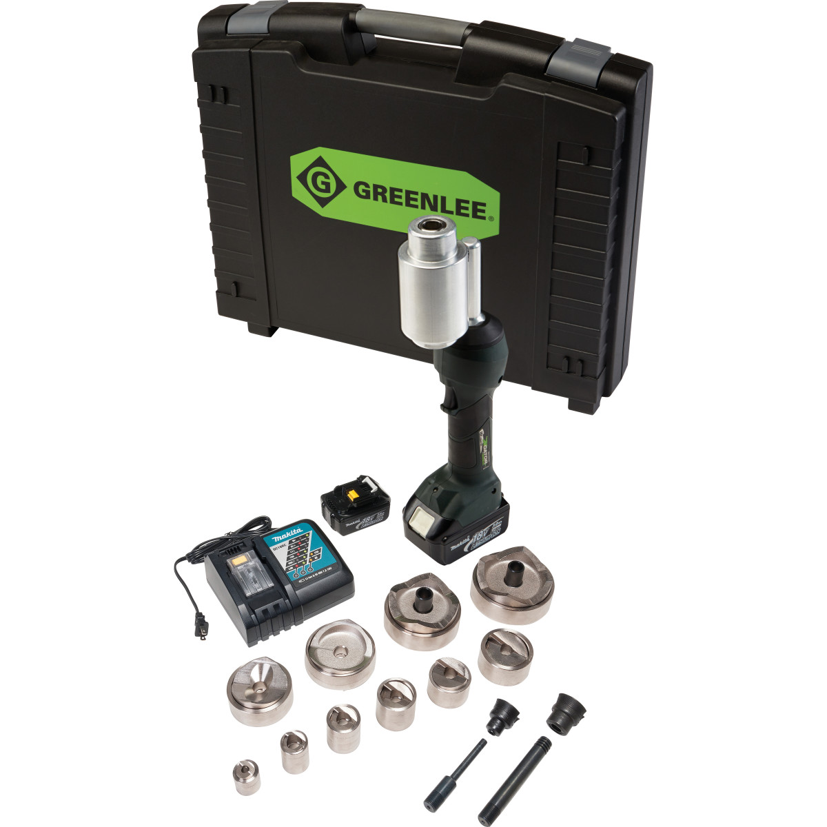 Product image for Greenlee INTELLIPUNCH 11-TON SET, SBSP 1/2"-4"