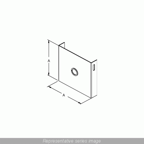 Hammond Manufacturing CWCP6 6 x 6 Inch Knockout Closure Plate | Echo ...