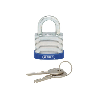 Product image for PAN PSL-6BU LAM. STEEL PADLOCK,0.75
