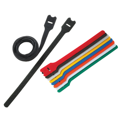 Product image for Panduit HLT2I-X2 Hook & Loop Tie, Loop Style, 8.0"L (203mm), .50"W (12.7mm), Red