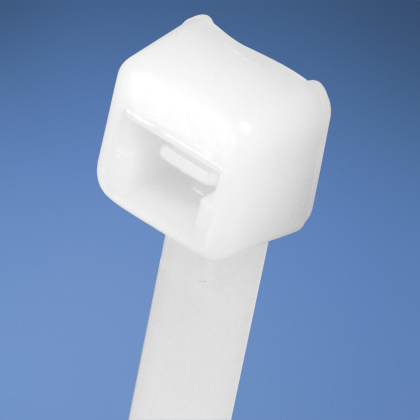 Product image for Panduit PLT2.5H-L Cable Tie, 9.8"L (251mm), Light-Heavy, Nylon, Natural