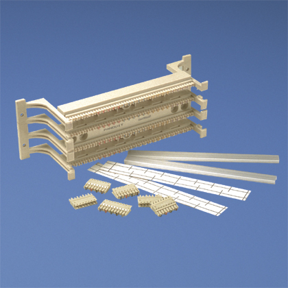 Product image for Panduit P110KB1004Y 100 Pair 110 Punchdown System Kit With 4 Pair Connector Kit