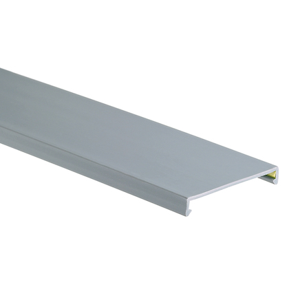 Product image for Panduit C2LG2 Duct Cover, PVC, 2W X 2 Meters, Light Gray