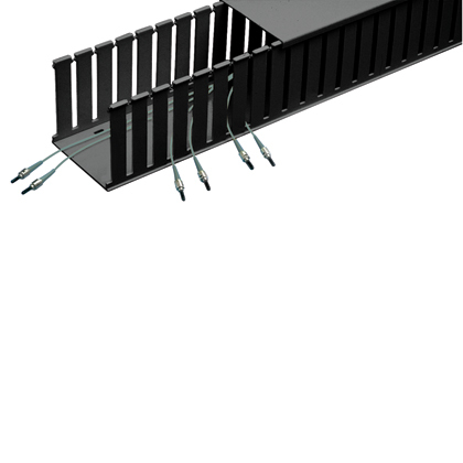 Product image for Panduit E4X4LG6 Channel, Slotted Wall,