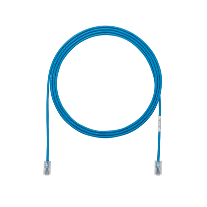 Cable de Parcheo TX6 UTP Cat6 Diámetro Reducido 28AWG Color Azul 100 ft UTP28SP100BU - Código: UTP28SP100BU | Compra en Guadalajara