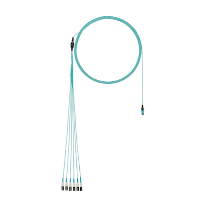 Product image for Panduit FX8RP7NUSQNF033 OM3 8 Fiber Round Harness Plenum