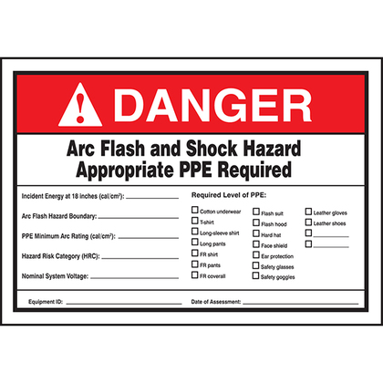Product image for Panduit PLVS0305D7157 Safety Label, 3.50" x 5.00", DANGER HIGH VOLTAGE AUTHORIZED PERSONNEL ONLY, Outdoor Durability 5-7 years