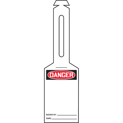 Product image for PAN PVT-1069-Q SFTYTAG,LOOP, DANGER