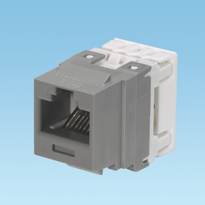 Product image for Panduit NK688MIG NetKey Cat 6 Punchdown Jack, Int'l Gray