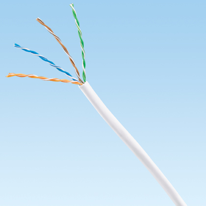 Product image for Panduit PUP5504RD-UY Copper Cable, Cat