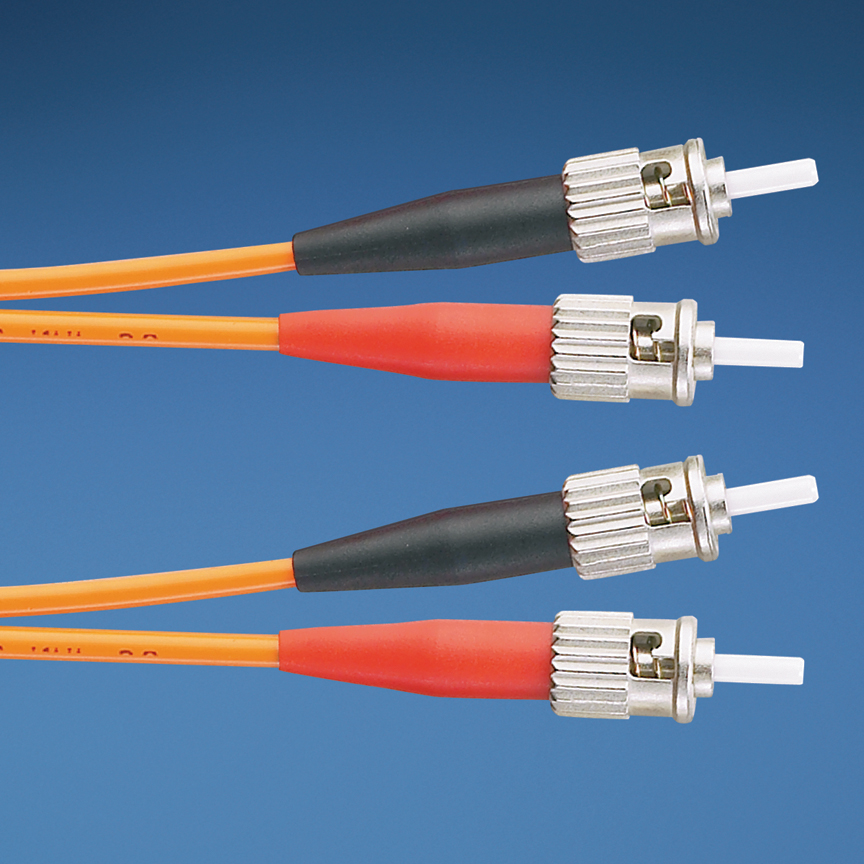 Product image for Panduit F6D2-2M8Y Multimode Duplex Patch Cord, 3mm Jacketed Cable (two St Connectors On Each End) . 62.5/125m.