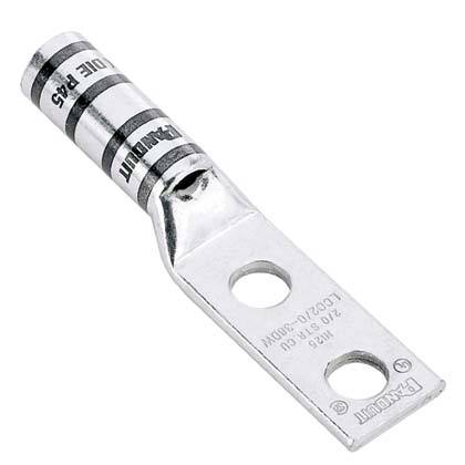 Product image for Panduit LCC4-10BW-L Pan-Lug™ Copper Blank Tongue Compression Lug