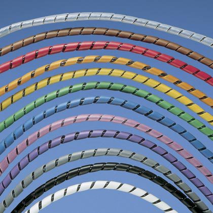 Product image for Panduit T50F-TL0 .50 Inch (127 mm) x 250 Foot Polyethylene Spiral Wrap