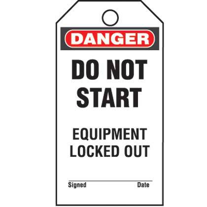 Product image for PAN PVT-156-Q TAG,DANGER DO NOT STA