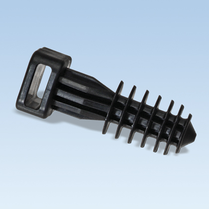 Product image for Panduit SGMPMH38-L0 Masonry Push Mount, Heavy, Black, .38" (9.7mm) Hole (SG series)