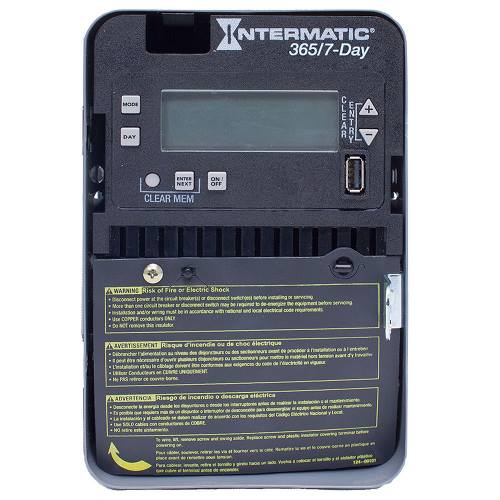Product image for Intermatic ET2705C NEMA 1 Steel Case 7-Day 120 to 277 VAC 60 Hz 30 Amp SPST Electronic Control