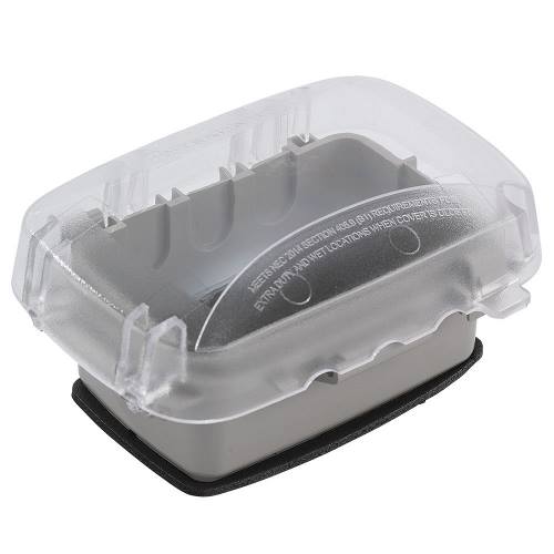 Product image for Intermatic WP5103C In Use Weatherproof Cover with Adapter Plate for 3/0 Box