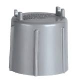 GEC SERIES - ALUMINUM OUTLET BODY DOME COVER - VOLUME 47.0 CUBIC INCHES