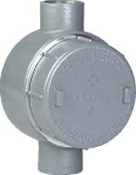 GEC SERIES FITTINGS - ALUMINUM - C TYPE OUTLET BODY - HUB SIZE 1/2 IN -VOLUME 18.0 CU IN
