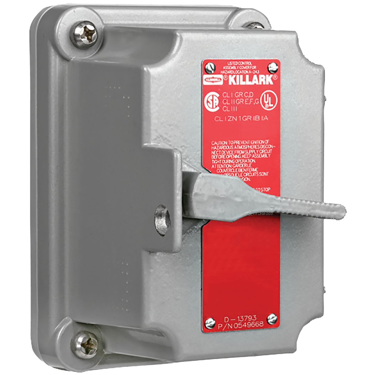 FXS SERIES - ALUMINUM 3-POLE TUMBLER SWITCH COVER WITH DEVICE - FACTORYSEALED - 15A