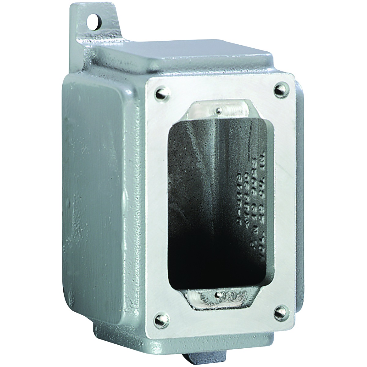 SWB SERIES - ALUMINUM SINGLE-GANG DEVICE BODY FOR USE WITH XCS/XS/XTCOVER ASSEMBLIES - 5-7/8 INCH X 3-5/8 INCH X 3-5/16 INCH