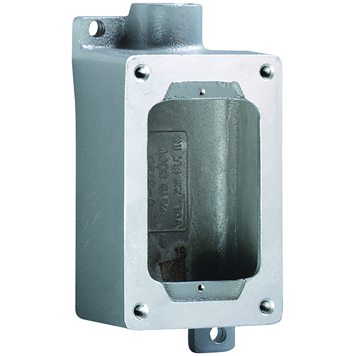 SWB SERIES - ALUMINUM DEAD-END SINGLE-GANG DEVICE BODY FOR USE WITHXCS/XS/XT COVER ASSEMBLIES - HUB SIZE 1/2 INCH