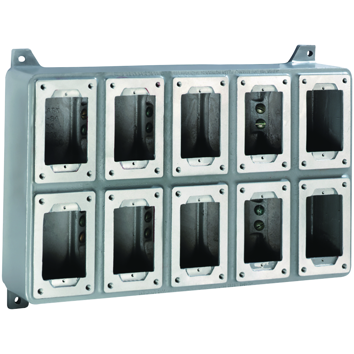 SWB SERIES - ALUMINUM TEN-GANG DEVICE BODY FOR USE WITH XCS/XS/XT COVERASSEMBLIES - HUB SIZE 1-1/2 INCH MAX