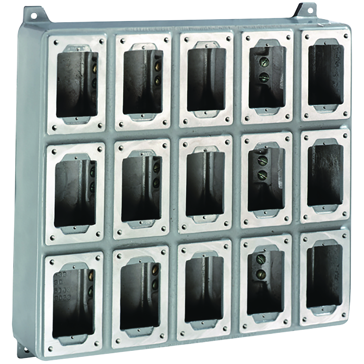 SWB SERIES - ALUMINUM FIFTEEN-GANG DEVICE BODY FOR USE WITH XCS/XS/XTCOVER ASSEMBLIES - HUB SIZE 1-1/2 INCH MAX