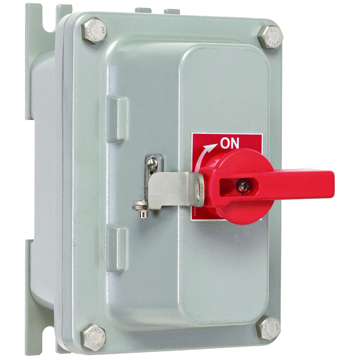 B7NFD SERIES - ALUMINUM FEED-THRU COMPACT NON-FUSIBLEDISCONNECT ENCLOSURE WITH ABB SWITCH - CONDUIT HUBSIZE 1 IN NPT - 30 AMPS/3 PHASE/600 VOLTS