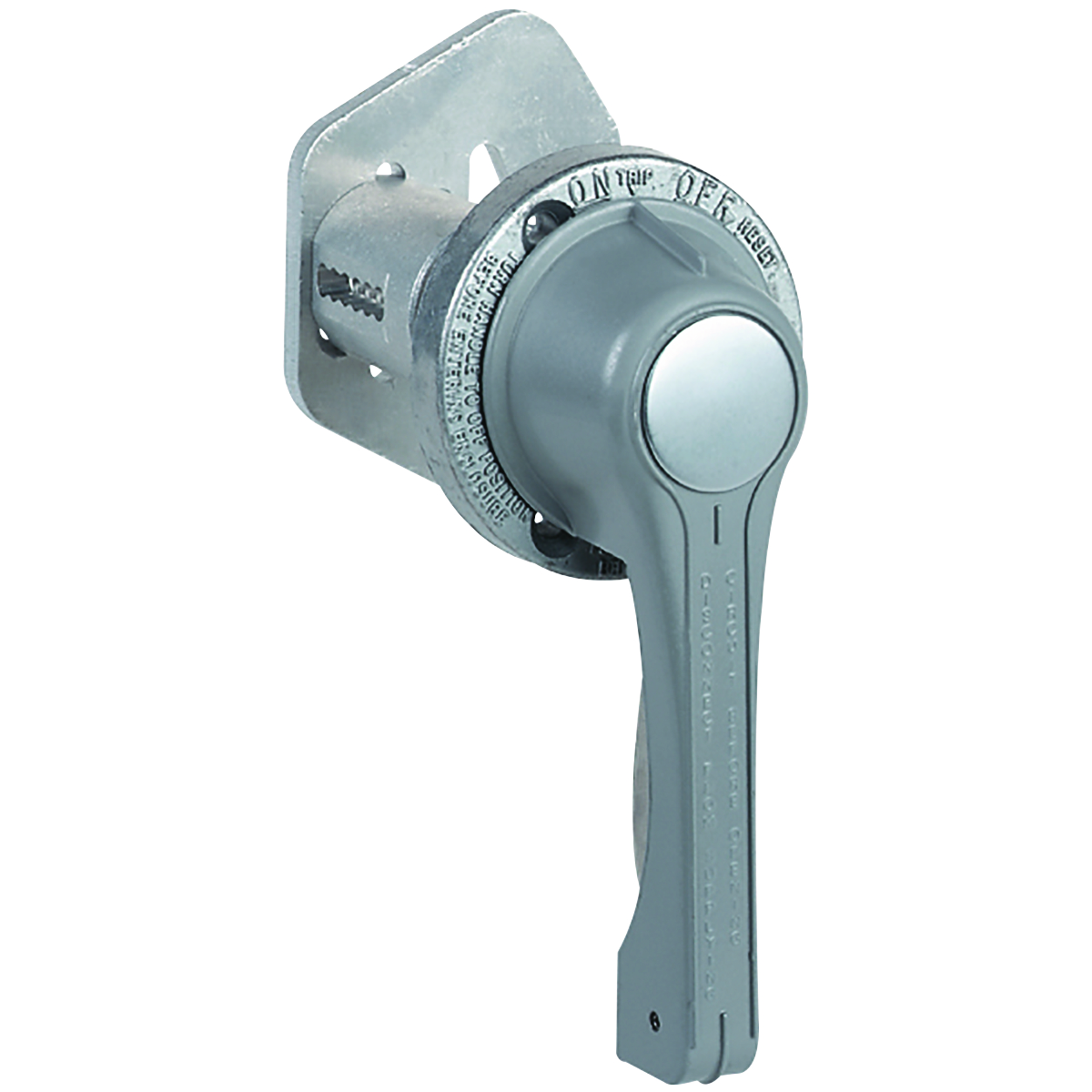 EXH SERIES - ALUMINUM CIRCUIT BREAKER HANDLE WITH SHAFT AND PAN - FORUSE WITH 8 INCH DEEP B7E/DB/EXB/XJB SERIES ENCLOSURES - 400 AMP MAX