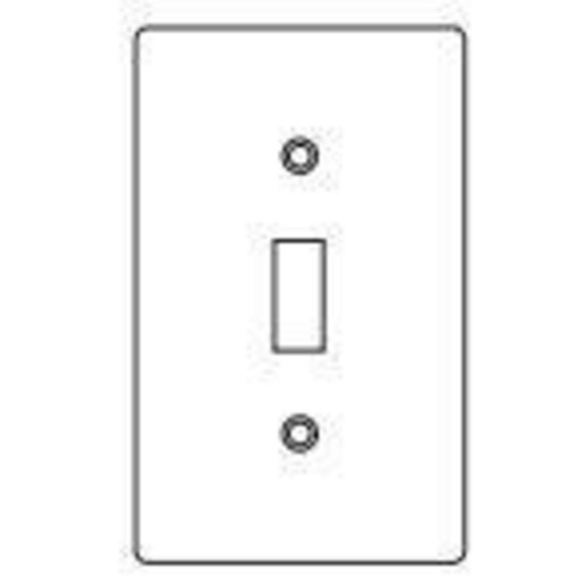 FS/FD SERIES FITTINGS - DEVICE BOX COVERS - SINGLE GANG WITH COATING - 1TOGGLE SWITCH