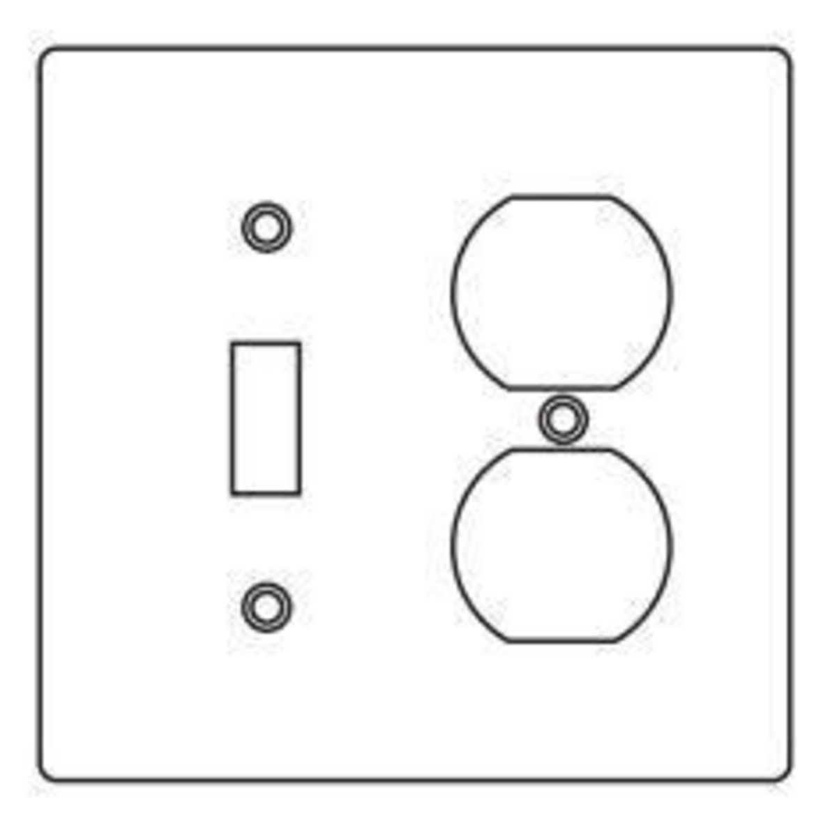 FS/FD SERIES FITTINGS - DEVICE BOX COVERS - TWO GANG WITHOUT COATING -TOGGLE SWITCH & DUPLEX RECEPTACLE