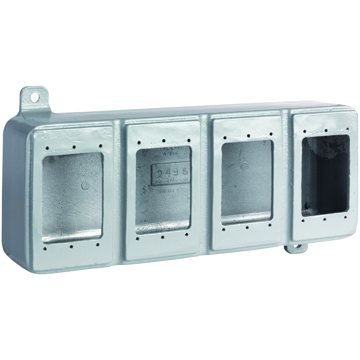 FDQ SERIES - ALUMINUM DEEP FOUR GANG CAST DEVICE BOX