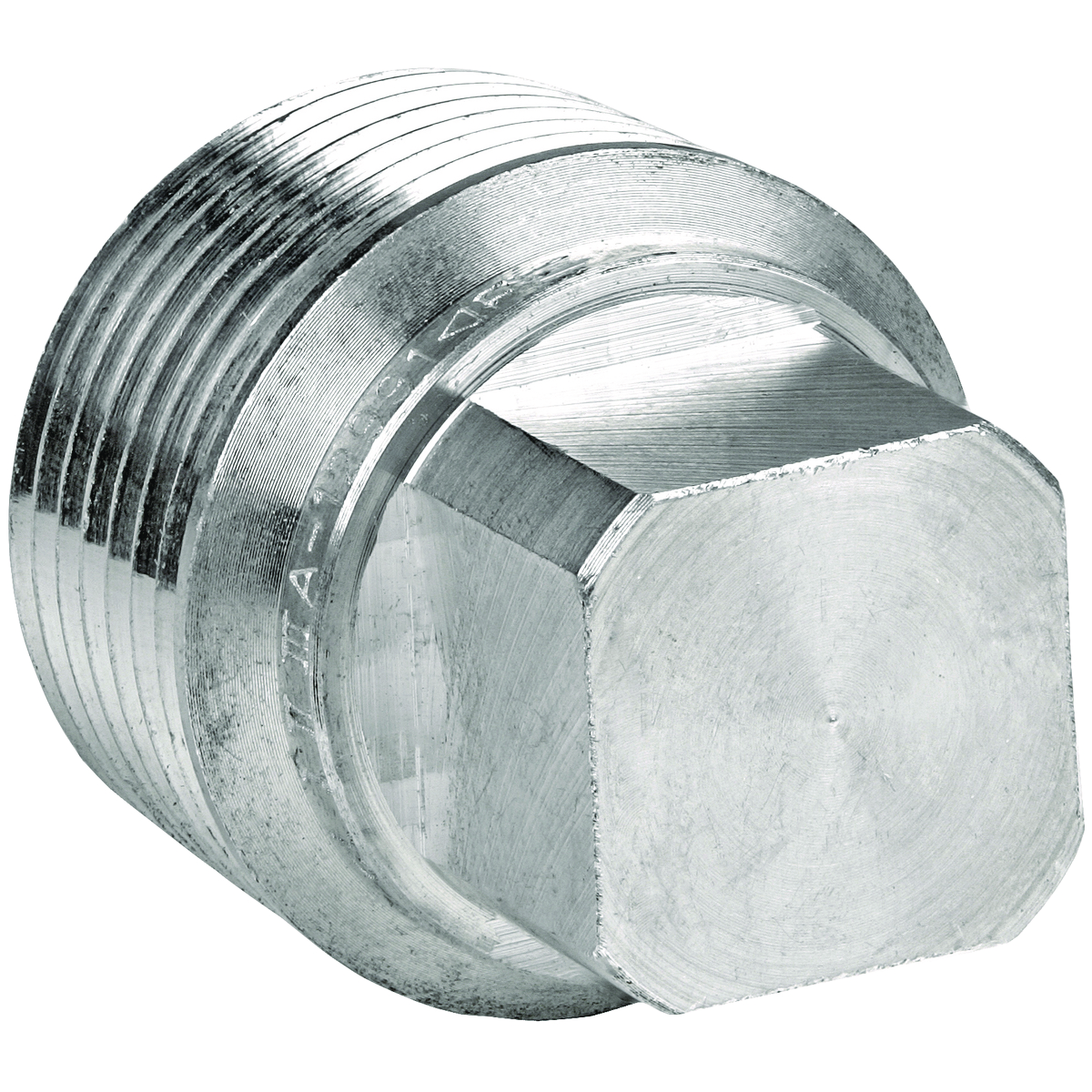 CUP SERIES FITTINGS - ALUMINUM - SQUARE HEADED PLUG - HUB SIZE 1 IN