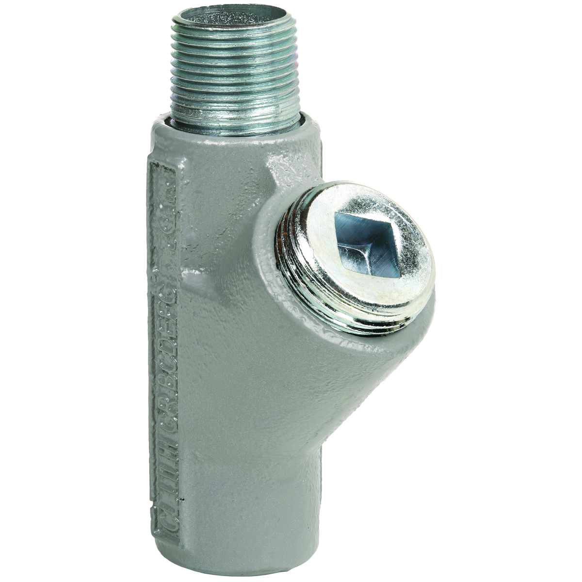 EY SERIES FITTINGS - ALUMINUM - EY WITH NIPPLE - HUB SIZE 3/4 IN