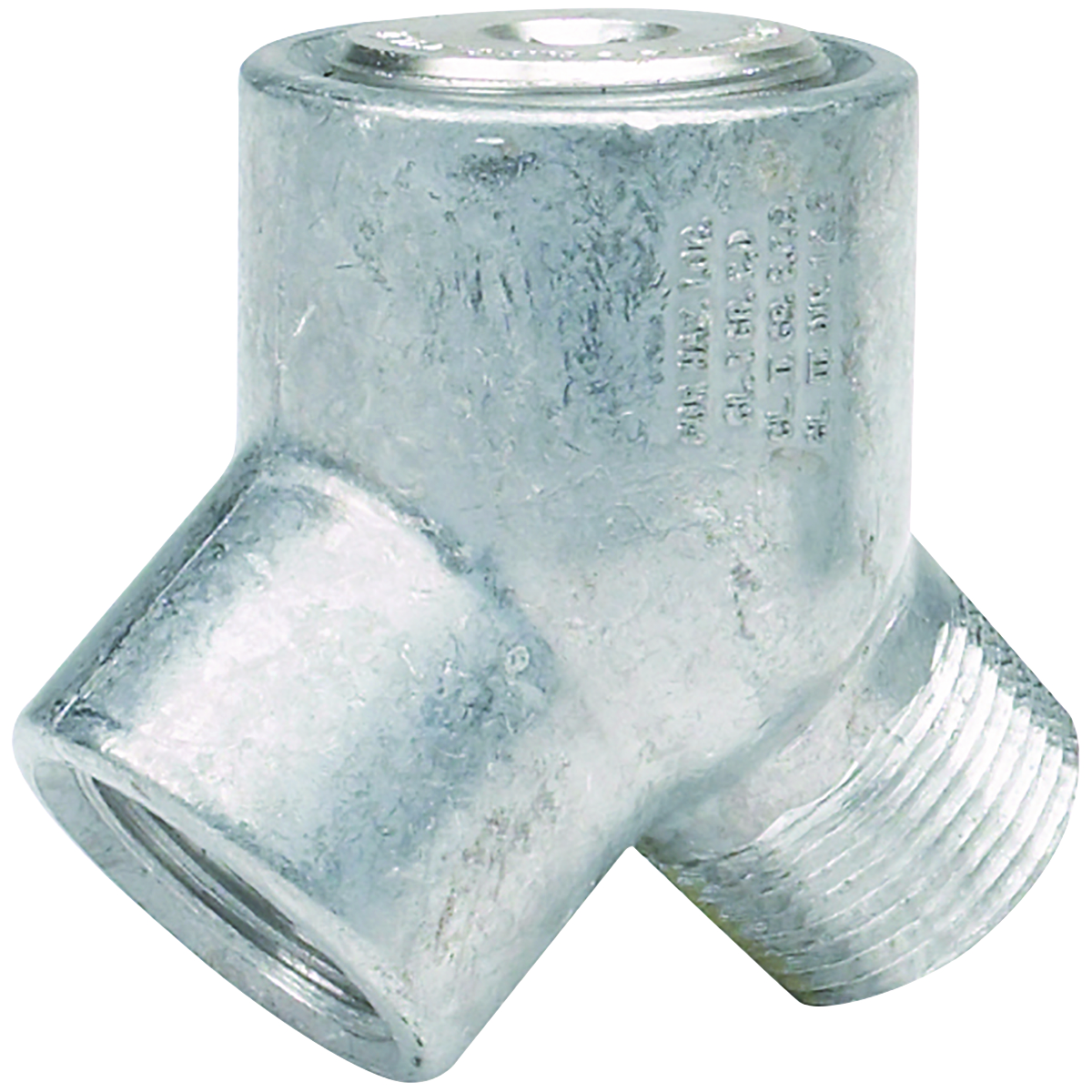 EYMF SERIES - ALUMINUM ATEX AND IECEX CERTIFIED 90-DEGREE PLUGGED ELBOW- MALE/FEMALE - HUB SIZE 3/4 INCH